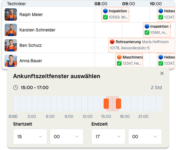 Einsatzplanung Screenshot